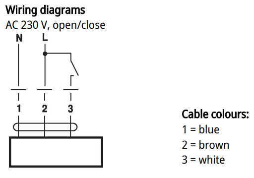 Схема электрического подсоединения 
