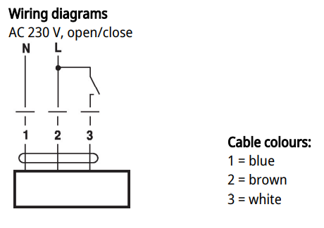 Схема электрического подсоединения 