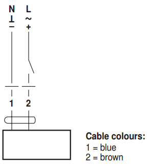 Схема електричного підключення Belimo SFA