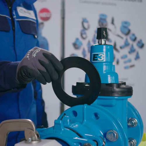 Засувка клинова Hawle 4000ELE3 DN 400 PN10 під ел.привод (5031484)