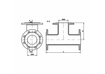 Тройник чугунный фланцевый Materbud DN 50/50 L 300мм PN16