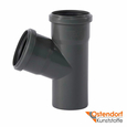 Трійник для внутрішньої каналізації Ostendorf НТ Safe 75/75 мм 67° (173300)