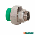 Муфта розбірна 40х1 1/4" Interplast PP-R 125 PN30 з зовнішнім різьбленням (700424014)