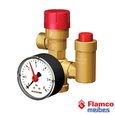 Група безпеки котла Flamco 3/4" 2,5 бар | 60 кВт (27926)