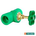 Вентиль запірний поліпропіленовий DN 20х1/2" Interplast PPR Green під паяння (790100120)