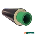 Труба попередньоізольована Interplast Aqua-Plus Prins SDR 7,4 PPR/PUR/PVC (GF) DN 200x27,4 /315 UV Protection Black (780300315)