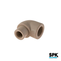 Кутник поліпропіленовий перехідний 90° 25 мм SPK PPR вн/нар (2025F1-000025)