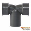 Коліно подвійне для внутрішньої каналізації Ostendorf НТ Safe 40/50/40 мм (172970)