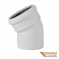 Коліно для безшумної каналізації Ostendorf Skolan 110 мм 30° (335110)