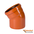Коліно для зовнішньої каналізації Ostendorf KG ПВХ 315 мм 30° (225210)