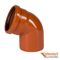 Коліно для зовнішньої каналізації Ostendorf KG ПВХ 160 мм 67° (222230)