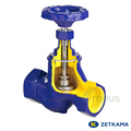 Вентиль запірний муфтовий Zetkama 201A 1 1/2" Ду 40 Ру 16