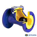 Клапан зворотний шаровий фланцевий Zetkama 400B Ду 150 Ру 16