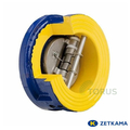 Клапан зворотний міжфланцевий двостулковий Zetkama 407 Ду 350 Ру 16