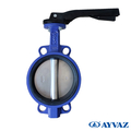 Засувка Батерфляй Ayvaz KV-3 ДУ 125 Ру 16 з нержавіючим диском