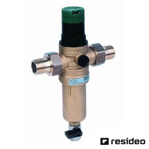 Промывной фильтр с редуктором давления Resideo Braukmann FK06-1AAM для горячей воды