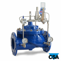 Регулятор давления воды CSA XLC 310-ND DN 125 PN16 1,5-15 бар два пилотных клапана + программатор (P04101112B)