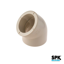 Кутник поліпропіленовий 45° 40 мм SPK PPR (2030F1-000040)