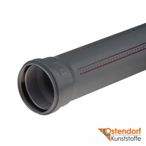 Труба для внутренней канализации Ostendorf НТ Safe 110 х 1500 мм (175050)