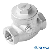 Зворотний клапан муфтовий нержавіючий Ayvaz SC-200 ДУ 15