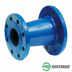 Перехід чавунний фланцевий Materbud DN 200/100 L 100мм PN10