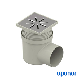 Душевой трап Uponor Aqua Ambient Standard FI 110 | 100х100 мм (1136457)