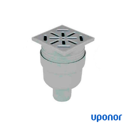 Душевой трап Uponor Aqua Ambient Standard FI 50 | 100х100 мм | вертикальный (1136469)