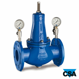 Регулятор тиску води CSA VRCD Dn 150 Pn 16 5-12 бар (поршневий)