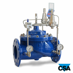 Регулятор давления воды CSA XLC 310-ND DN 80 PN16 1,5-15 бар два пилотных клапана + программатор (P041011005B)