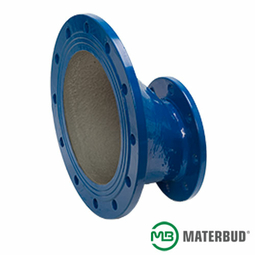 Перехід асиметричний чавунний фланцевий Materbud DN 150/100 L 200мм PN16