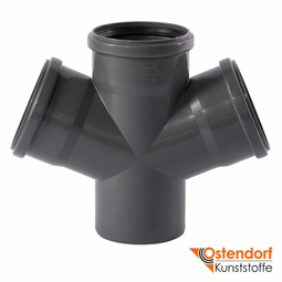 Крестовина для внутренней канализации Ostendorf HT Safe 110/110/110 мм 67° (175900)