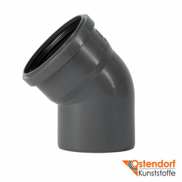 Колено для внутренней канализации Ostendorf НТ Safe 32 мм 45° (170120)