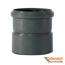 Муфта з гумовим ущільненням Ostendorf НТ Safe 110 мм для внутрішньої каналізації (175810)
