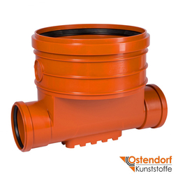 Дно колодязя для зовнішньої каналізації Ostendorf 400/200 мм 1 вхід/1 вихід (660040)