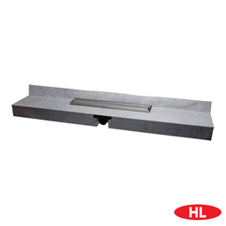 HL 531 Душовий канал з нержавіючої сталі, пристінний, 50 см