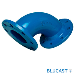 Відвід чавунний фланцевий 90° DN300 PN16 BLUCAST (Q3002)