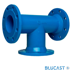 Тройник фланцевый чугунный DN150/100 PN16 BLUCAST (T150100)