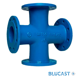 Хрестовина фланцева чавунна DN200/200 PN10 BLUCAST (TT200)