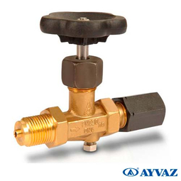 Вентиль для манометрів Ayvaz MV-416 1/2", Pn16, 120°C (708420101046)