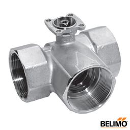 Трехходовой регулирующий клапан Belimo R3050-40-S4 Ду 50 Rp 2" Kvs 40 (шар н/ж сталь)