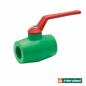 Кран поліпропіленовий 20 мм Interplast PP-R (700370020)