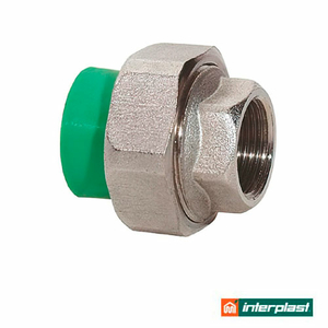 Муфта розбірна 32х1" Interplast PP-R 125 PN30 з внутрішнім різьбленням (700413201)