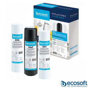 Комплект картриджей Ecosoft 1-2-3 для фильтров обратного осмоса (CPV3ECOST)