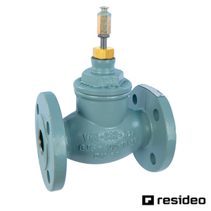 Двоходовий регулюючий клапан Resideo DF32C16 Ду 32 Ру 16 Kvs 16 хід 20 мм (Honeywell V5025A1092)