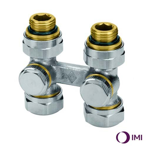 Нижні підключення радіатора Rp 1/2" х G 3/4" IMI Heimeier Vekotec прямий (0550-50.000)