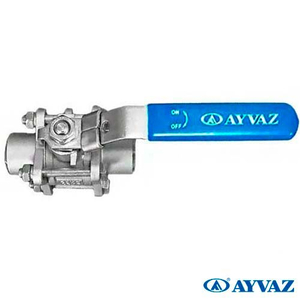Кран шаровый приварной полнопроходной Ayvaz V-3TB Н/Ж Ду 15 Ру 63 (708142230020)