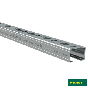 Профіль монтажний С-подібний Walraven BIS RapidRail® 6м | 27x18мм | 1мм (650527186)
