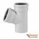 Трійник для безшумної каналізації Ostendorf Skolan 58/58 мм 67° (332300)