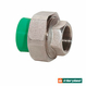 Муфта розбірна 50х1 1/2" Interplast PP-R 125 PN30 з внутрішнім різьбленням (700415012)