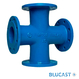 Крестовина фланцевая чугунная DN300/150 PN10 BLUCAST (TT300150)